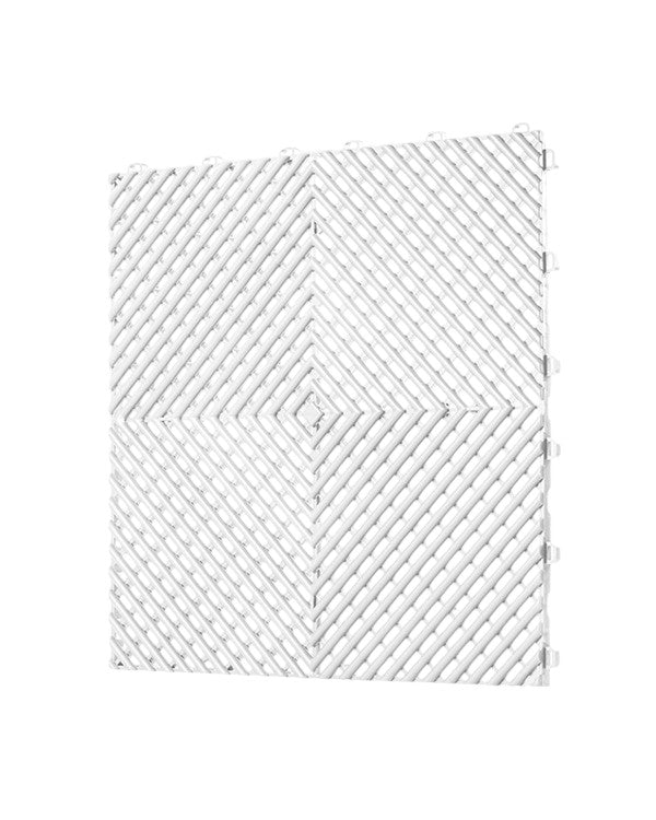 Dalle de garage clipsable en PVC 40x40 cm - Coloris ROUGE
