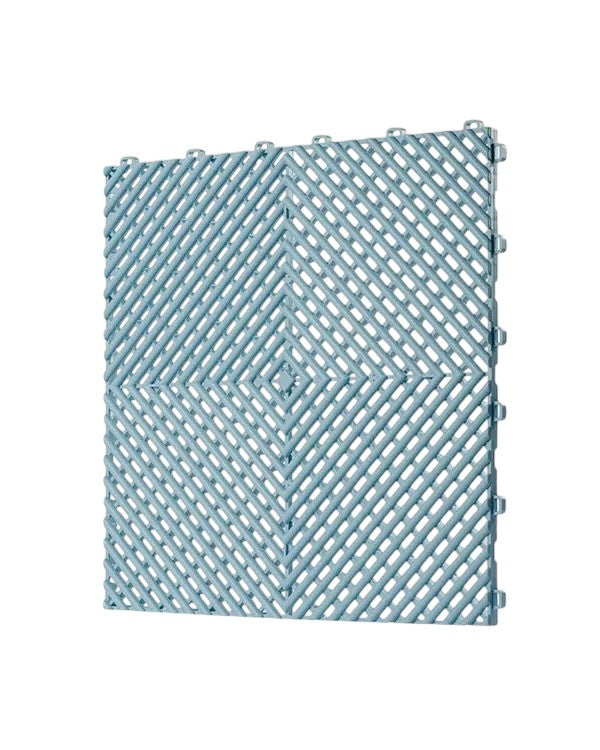 Dalle de garage clipsable en PVC 40x40 cm - Coloris ROUGE