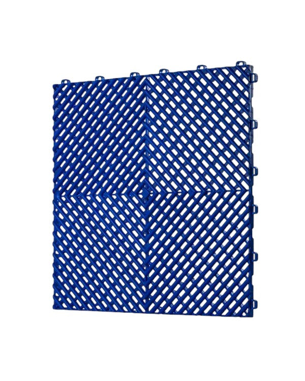 Dalle de garage clipsable en PVC 40x40 cm - Coloris ROUGE