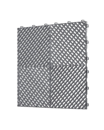 Dalle de garage clipsable en PVC 40x40 cm - Coloris ROUGE