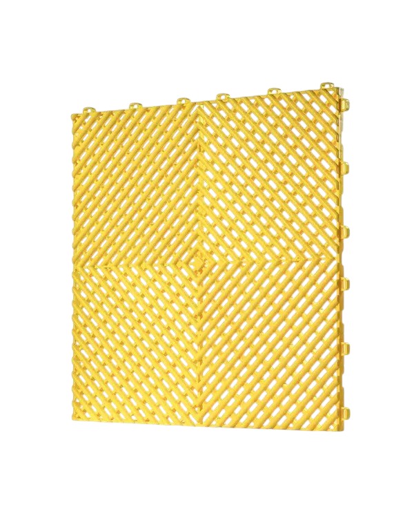 Dalle de garage clipsable en PVC 40x40 cm - Coloris ROUGE