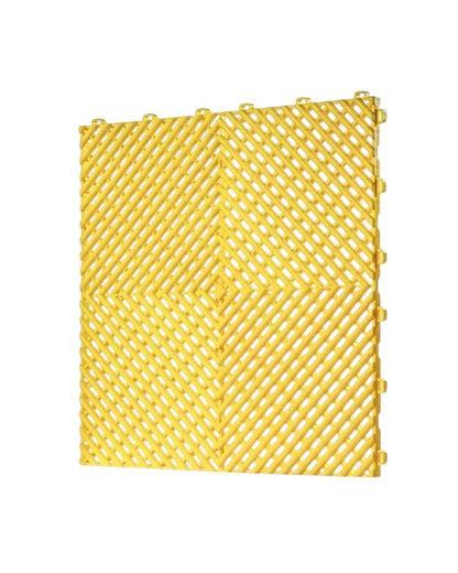 Dalle de garage clipsable en PVC 40x40 cm - Coloris ROUGE