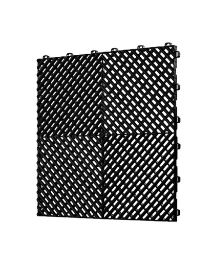Dalle de garage clipsable en PVC 40x40 cm - Coloris ROUGE