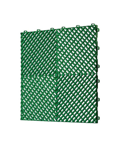 Dalle de garage clipsable en PVC 40x40 cm - Coloris ROUGE