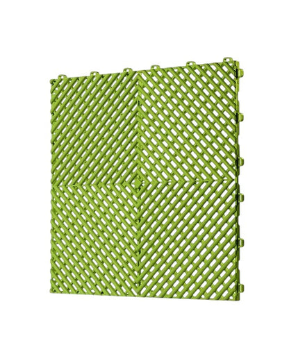 Dalle de garage clipsable en PVC 40x40 cm - Coloris ROUGE