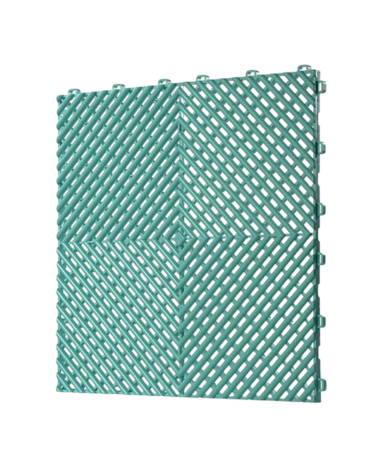 Dalle de garage clipsable en PVC 40x40 cm - Coloris VERT SPORT