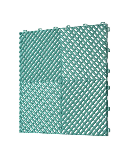Dalle de garage clipsable en PVC 40x40 cm - Coloris ROUGE