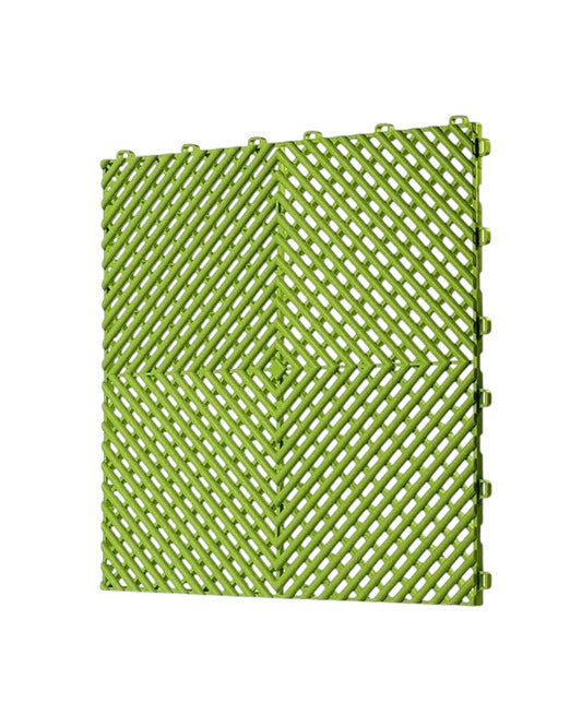 Dalle de garage clipsable en PVC 40x40 cm - Coloris VERT HERBE